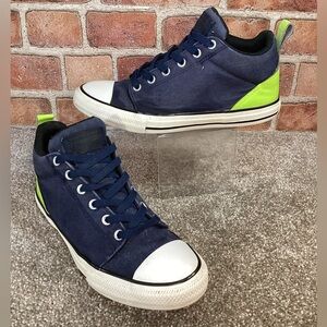 Converse Chuck Taylor Junior Boys Ollie Mid top sneakers size 5